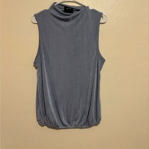 Stylish Sleeveless Blue Top by
